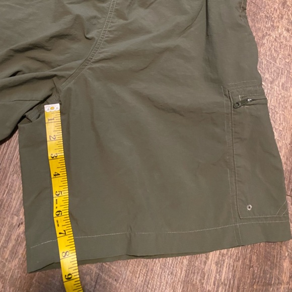Columbia Green Outdoor Hiking Cargo Shorts Mens Large - Picture 5 of 5